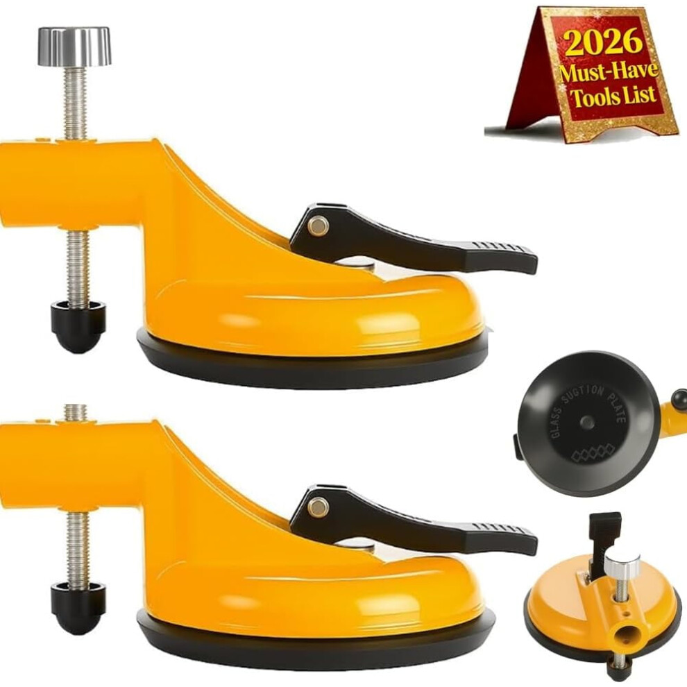 Adjustable Height Setter & Floor Gap Fixer With Vacuum Suction, Countertop Leveling Clamp, Heavy-Duty Rubber Cups For Installation/Repair 9377112576329