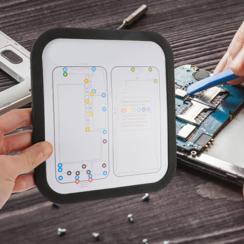 24Stk Magnetische Memory Matte Schwarz Für Handyreparatur 2