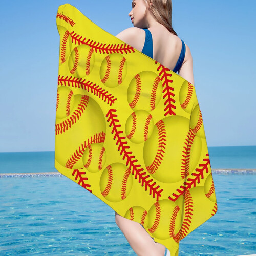 Beach Towel Packable 75x150 cm for Men
