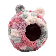 Warm Bird Nest,Hand Weave Plush Bird Breeding Bed Parrot Snuggle Hut Conure House for Parakeet, Conure, Budgie, Cockatiel, Lovebird