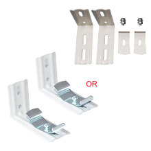2 Pcs Vertical Blinds Mounting Bracket for Shutters Headrails Easy to Install Remove Simple and Elegance to Home