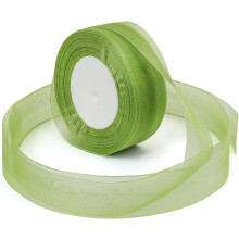 Wstążka organzowa 1,5 cala 50 jardów