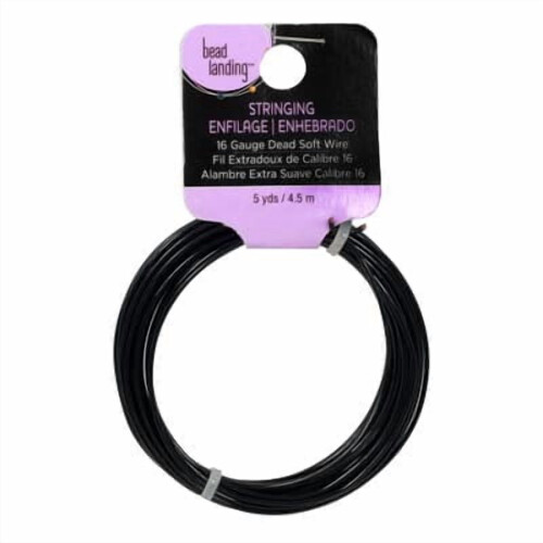 Συσκευασία 9 τεμαχίων: Σύρμα χαλκού 16Gauge Dead Soft από Bead Landing