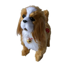 Interactive Robot Dog Toy, Electronic Walking Puppy with Sound/Music Control, Touch-Activated, Soft Plush, Battery Operated, Compatible with Kids