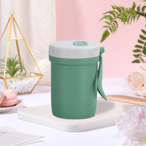 Ανοξείδωτο δοχείο σούπας 400ml με μόνωση, διπλό τοίχωμα, σφραγισμένο σε κενό αέρος,