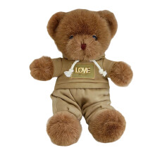 Small brown teddy bear plush toy, 1 piece