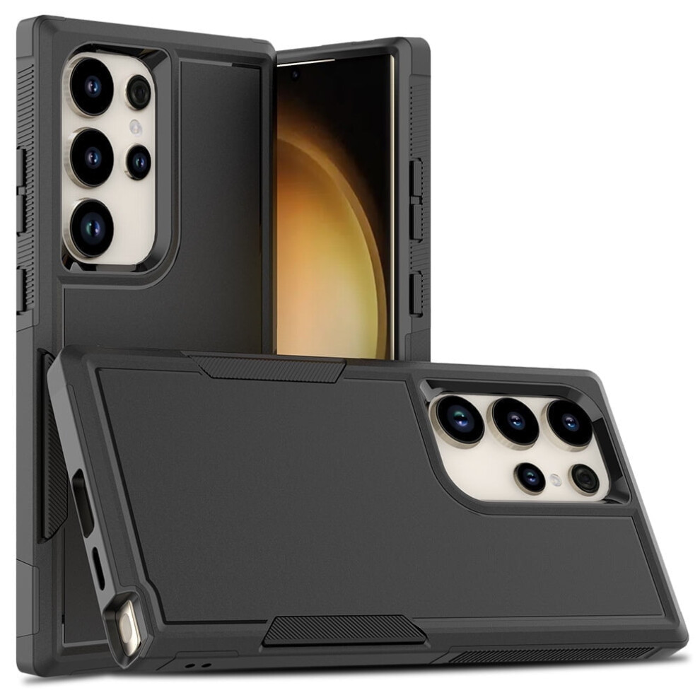 Samsung Galaxy S23 Rugged Case Dual-Layer Shockproof Black 9122141698371