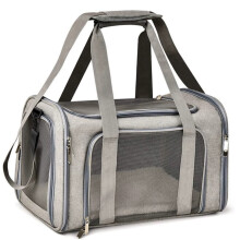 Small Pet Carrier Box – Soft Portable Travel Bag for Dogs & Cats, Adjustable Strap, Comfortable Design, Compatible with Small/Medium Pets