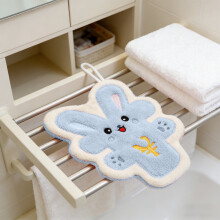 Easter Rabbit Kitchen Hand Towel Blue Absorbent