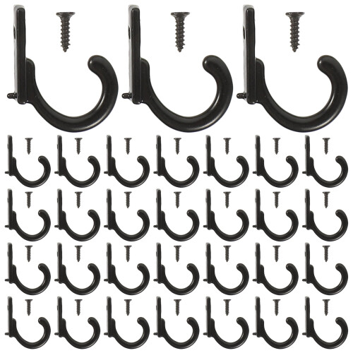 58pcs Key Hook Coffee Cup Holder Wall Mounted Rustic Hooks Single Hanger for Hanging