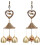 Entry Alert Chime Wall Hanging Bells 2 Pieces 1