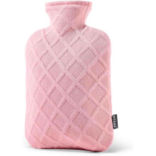 Hot Water Bottle with Cover,Hot Water Bag for Pain Relief 2Liter,Heating Pad,Hand Warmer,Warming Bed.Classic.BPA Free,Close-Match(Green)