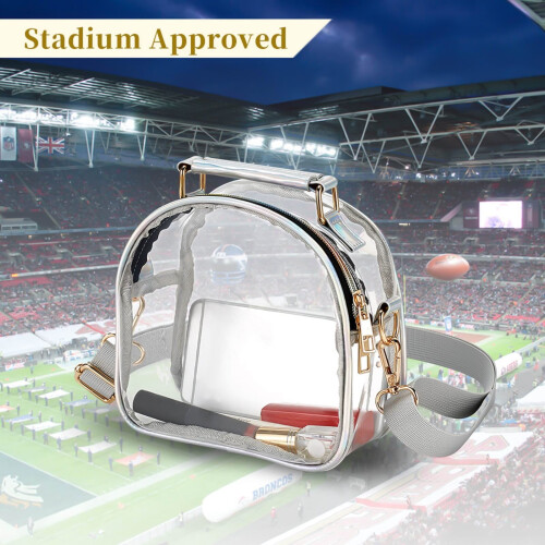 Σακίδιο πλάτης Crossbody Sling, Νέα Γυναικεία Διαφανής Τσάντα Cross-body TPU Άοσμη Τσάντα 1
