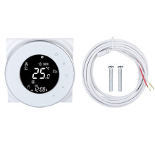 Wi-Fi Floor Heating Thermostat with LCD Touch, Dual Sensor,