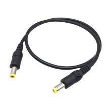 18AWG Straight Head 5.5x2.5mm to 5.5x2.5mm Power Cord, Male to Male DC5525 Adapter Cable Line for LED Light Fan Router