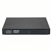Portable USB 2.0 Slim DVD-RW/CD-RW Drive – Plug & Play for Laptop/Desktop – Compatible with Windows & Mac – Black/Multicolor