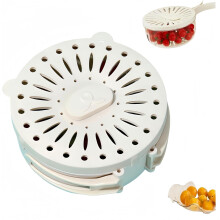 Multifunctional Fruit & Veg Washing Bowl with Foldable Handles, Draining Colander Strainer – Compatible with Kitchen Sinks