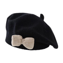 Cute Baby Girl Knitted Beret Soft & Comfortable Hat Stylish Infant Girl Beret Hat Perfect for Outdoor Activities Gift