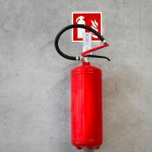 4pcs Fire Extinguisher Wall Mount Bracket Heavy Duty Dual-Head Extinguisher Hanger Holder for Home Offices Commercial Use