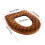 Housse de siège de toilette moelleuse avec fermeture éclair (1 pièce) 2