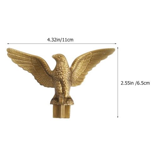 4 Pcs Eagle Flag Pole Freestanding Flagpole Head Topper Decoration 1