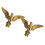 4 Pcs Eagle Flag Pole Freestanding Flagpole Head Topper Decoration 4
