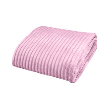 Soft Fleece Throw Blanket for Couch, Sofa, Bed – Cozy Plush Flannel Lap Blanket, All-Season Use (Pink, 27"x39")