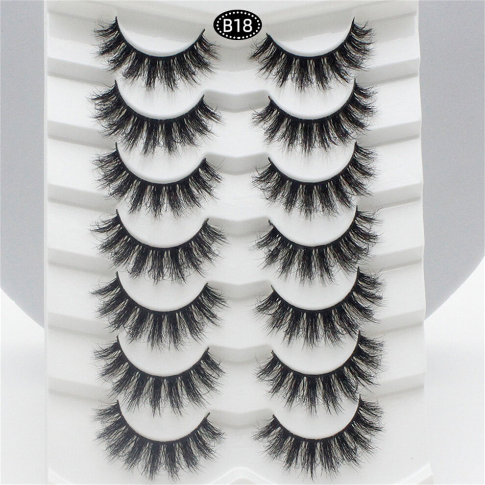 Eyelashes False Eyelashes Lashes 5 Pairs Soft Volume Eyelashes Packs for Dramatic