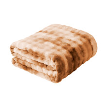 Ultra Soft Fuzzy Faux Fur Plush Twin Size Blanket,Thick, Warm Sherpa for Couch, Sofa, Bedroom, Camping - Decorative Blanket for Cozy Warmth Clearance