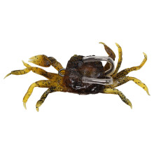 3D Simulation Artificial Crab Soft Fishing Lure With Hooks Sea Fishing Crankbaits Tackle Accessory Tool For Saltwater Freshwater