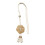 Camellia Tassel Tiebacks with Pearls Adjustable Braided Rope 2