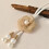 Camellia Tassel Tiebacks with Pearls Adjustable Braided Rope 6