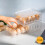 Δοχείο αυγών Clear18Egg, ρυθμιζόμενο συρτάρι αυγών που εξοικονομεί χώρο για ψυγείο 4