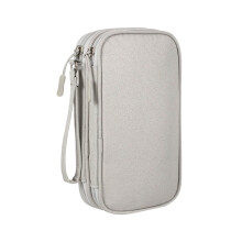 Double Layer Electronic Tool Organizer Bag with Dedicated Storage Compartments for Small Items and
