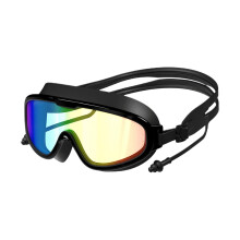 Kids Swim Goggles Extra Silicone Layer, Anti-Fog Anti-UV Wide Vision Waterproof, Swimming Goggles for Kids Teen Youth Children Boys Girls Age 8-16