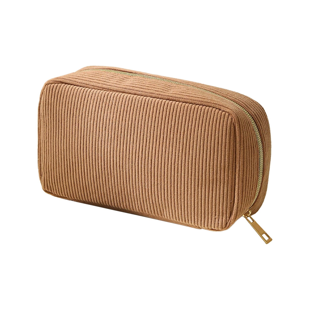Large Corduroy Pencil Case High Capacity Pen Pouch Pencil Organizer Storage Bag Travel Cosmetic Bag for office