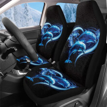 Housses de siège baquet à dossier haut Blue Turtle pour sièges avant, compatibles avec SUV, camions, berlines et fourgonnettes – Lot de 2
