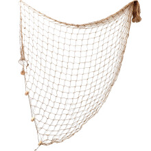 HOMEMAXS Fishing Net Weaved Rope Fishing Net Large Fishing Nets Conch Decoration Seaside