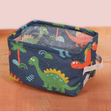 Plastic Storage Drawers Cotton and Linen Fabric Storage Box Storage Basket Portable Storage Basket Desktop Sundries Cosmetic Storage Box