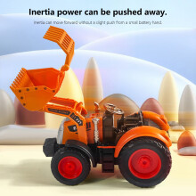 Alloy Construction Vehicle Toy Set, Inertial Dump Truck Excavator Bulldozer, Heavy Duty Engineering Toys for Kids Ages 3-6, Gift for Boys Girls
