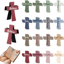 12Pcs Magnetic Cross Bookmarks with Inspirational Quotes – Bible Study, Readers, Teachers, Students – Compatible with All Books