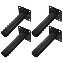4 Pcs Metal Furniture Legs Nightstands Dresser Bed Table Metal Legs for Furniture Nightstand Legs Sofa Legs