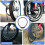 Cycling Lock Padlock Chain Bicycle Lock 1Pack 9.4X7.5X0.9In 3