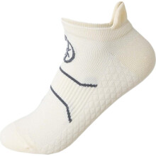 Men's Ankle Running Socks – Polyester + Cotton, Sweat-Absorbing & Breathable for Marathon, Basketball, Badminton