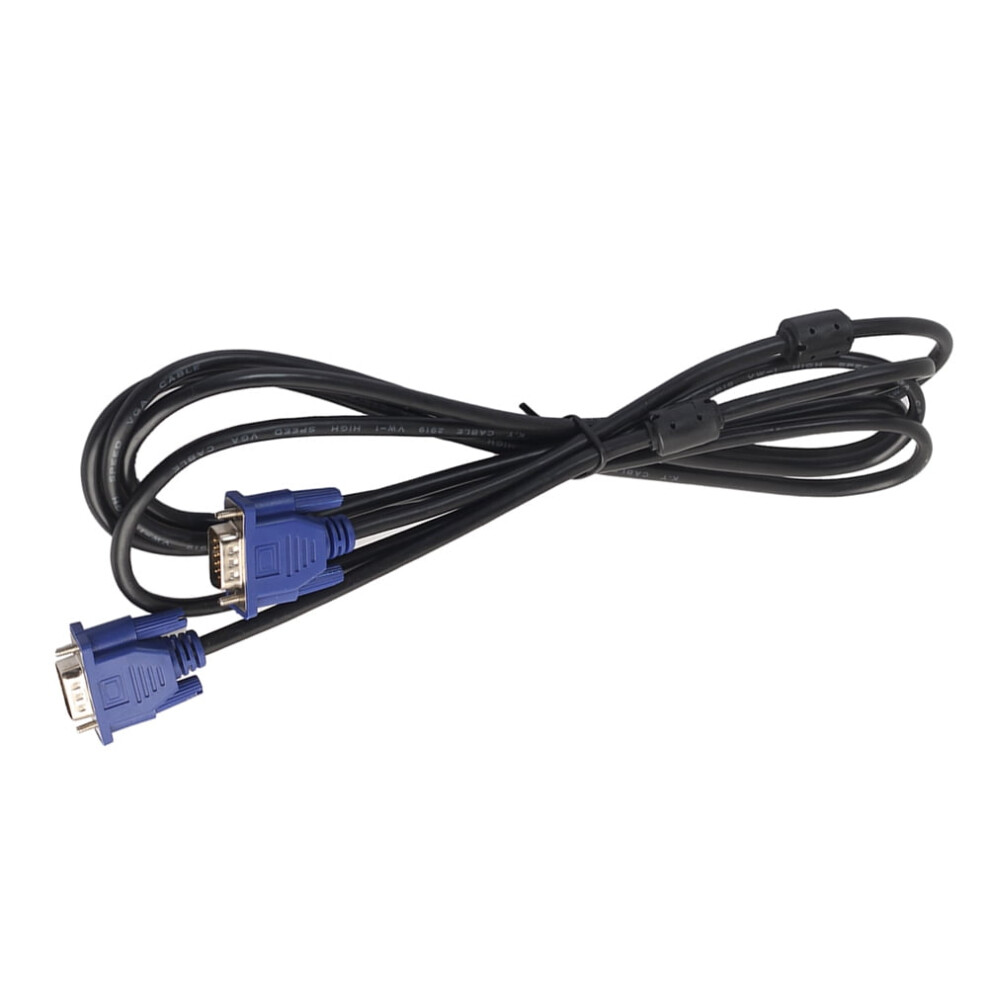 3 Meters Vga Cable Male To Male Monitor Cable Video Adapter Cable With Ferrite Cores For Computer Pc Hdtv Projector Display 9027700118089