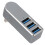 Usb Hub For Laptop Rotatable USB 3.0 Hub Grey ABS 1Pcs 1