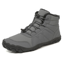 Wandelschoenen voor de winter, geschikt voor blote voeten, waterdicht, antislip, met brede neus, wandelschoenen voor dames en heren, winter