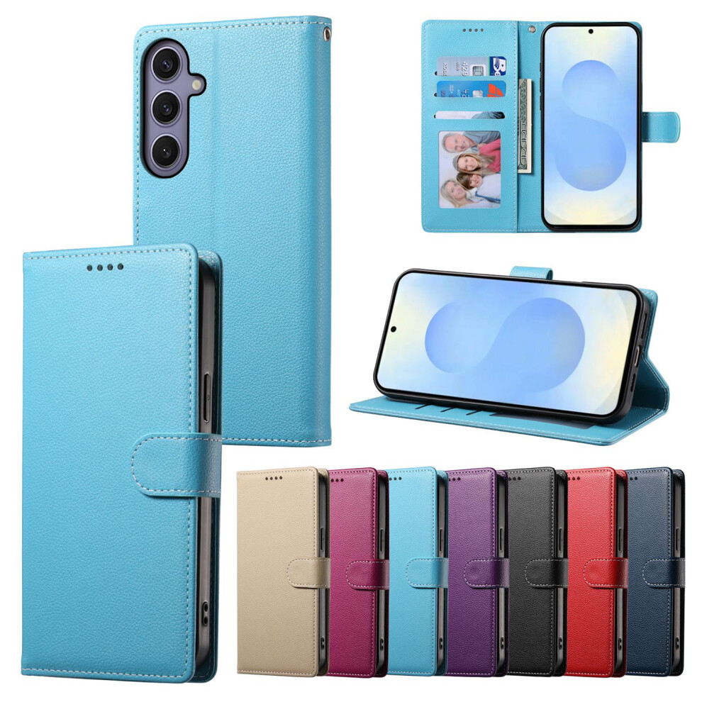 Leather Wallet Phone Case Compatible With Samsung Galaxy A56, A36, A26, A16, A06, A55, A35, A25, A15, A05, A05s, A54, A34, A24, A14, A04, A04s 9399596737058