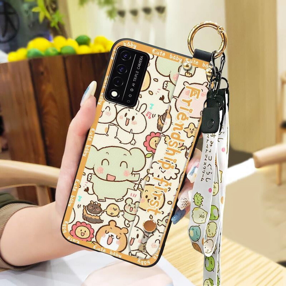 Phone Case Compatible With Tcl T-Mobile Revvl V+ 5G/Revvl V Plus 5G Â Durable, Dust-Resistant, Kickstand, Ring, Wristband, Lanyard 9181073489334