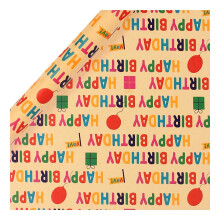 Colorful Birthday Wrapping Paper Roll – Compatible with All Ages, Kids, Men & Women – Happy Birthday Gift Wrap for Parties & Holidays